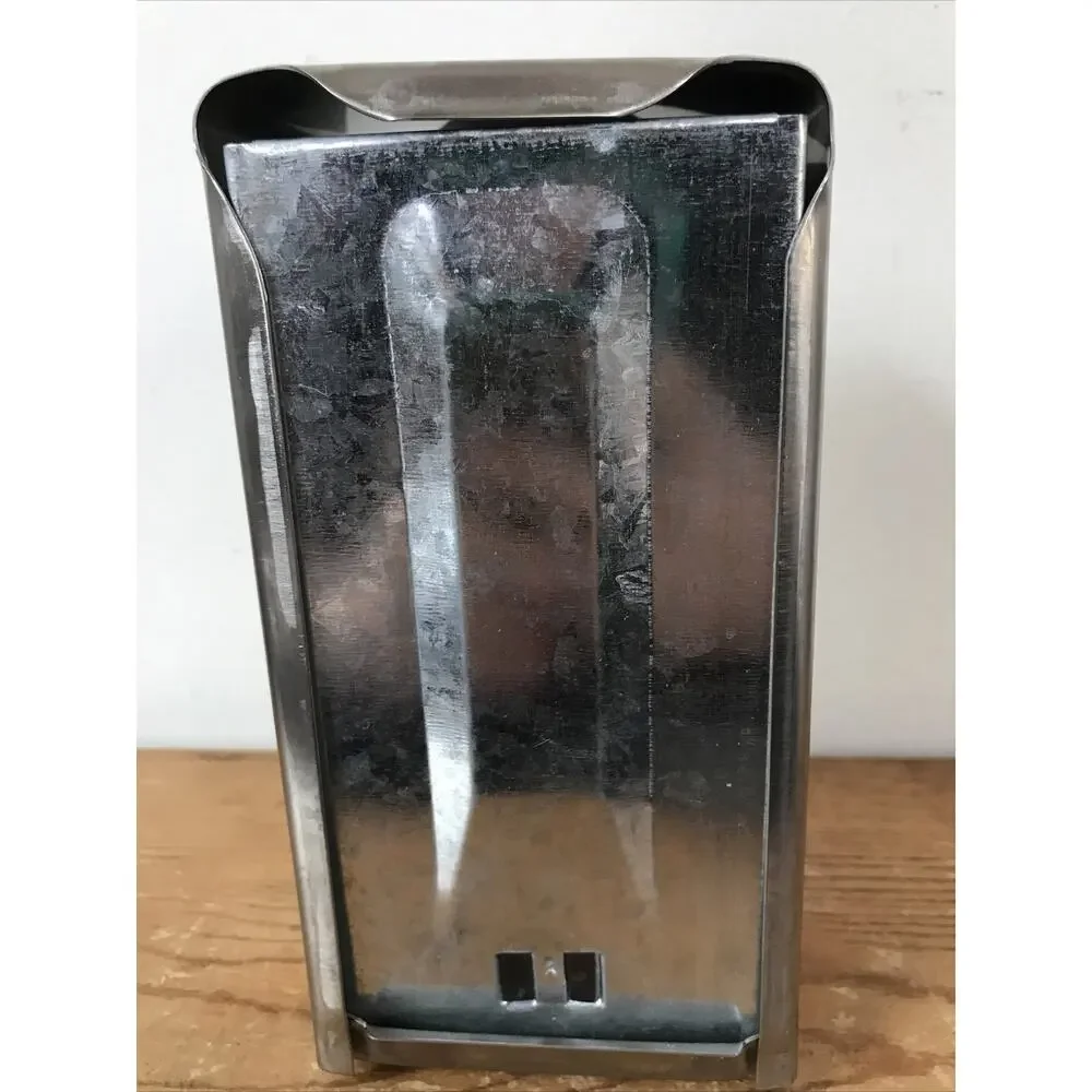 San Jamar H900 Retro Style Shiny Chrome Metal Restaurant Napkin Holder Dispenser